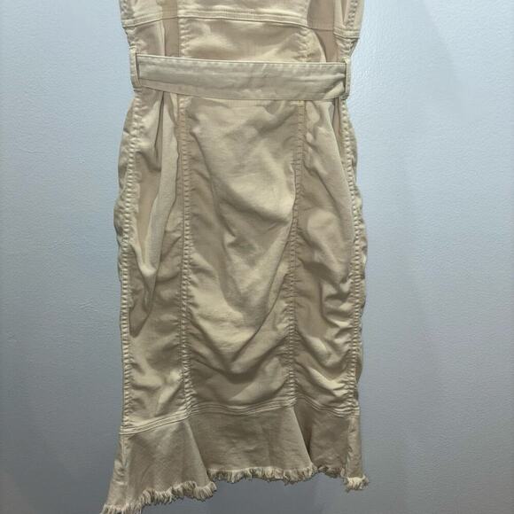 Melissa Odabash Ruby Tan Midi Dress Small | Melissa Odabash Ruby Sheath Dress - Picture 8 of 14